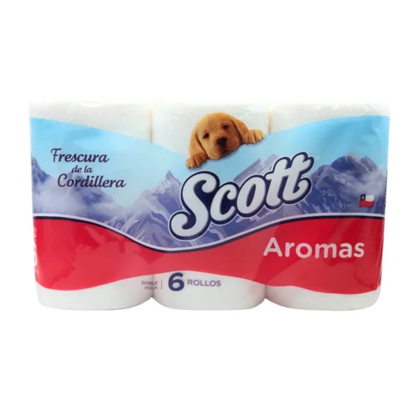 papel higiénico scott, papel higiénico scott aromas, papel higiénico doble hoja