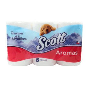 papel higiénico scott, papel higiénico scott aromas, papel higiénico doble hoja