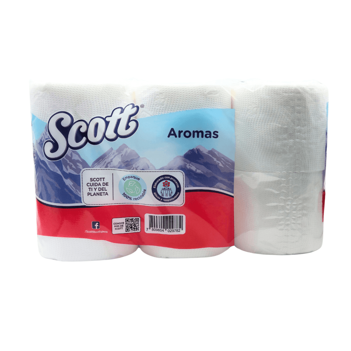 Papel Higiénico Scott Aromas Doble Hoja 6 Rollos: Suavidad y frescura 🧻✨ - Imagen 3